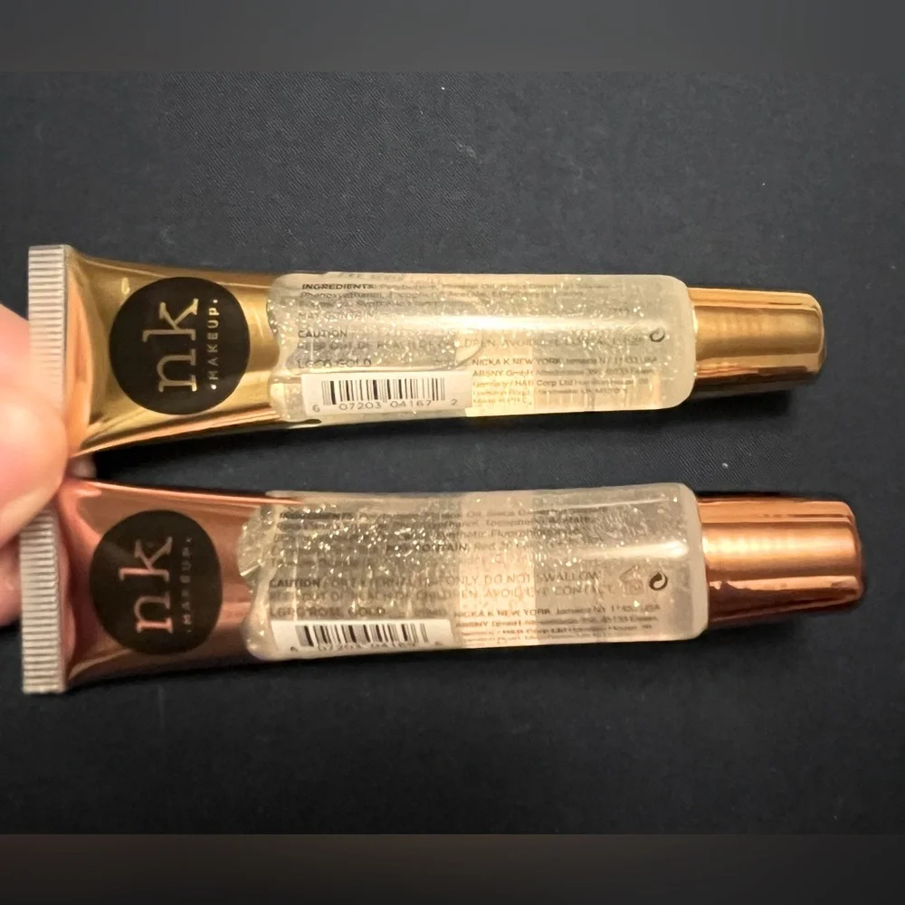 New 2 Pk New York Gold & Rose Gold Will Leave Yr Lips 👄 Fabulous Plump Lips